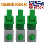 Adjustable Scribe Jig Set 16-24mm Filler, 12-20mm Carcass Fit Fast Clamp Tool UK