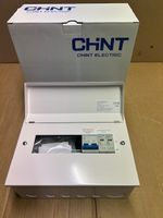 Chint Metal consumer unit NX3-10MS-SPD 6 useable ways 100A isolator and SPD
