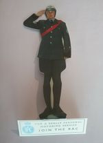 JOIN THE R.A.C. CARDBOARD MAN WITH A STAND : VINTAGE STYLE **(SEE DESCRIPTION)**