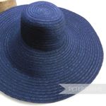 Vintage 50's/60's XL Petersham Ribbon & Laichow Straw 14" Capeline Hat Body