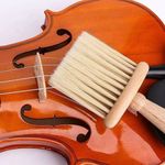 Violin Cleaning Brush Universal Dust Sweeping Tool Soft Bristles Wooden Brush