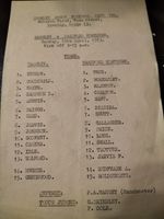 BRAMLEY V BRADFORD NORTHERN SUNDAY ADMISSION SHEET 15TH APRIL 1973