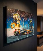 Lando Norris World Champion 2025 canvas art prints by Greg Tillett Formula 1 F1