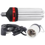 250W CFL Red Grow Light Bulb & Hanger – Hydroponic Flowering Lamp Kit