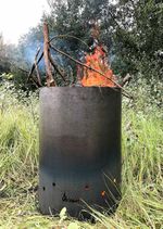Garden Waste Incinerator Outdoor Landscape Wood Leaf Burner Bonfire Fireworks
