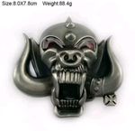Warpig Motorhead Style Belt Buckle Biker Rock Metal Music Motor Head War Pig