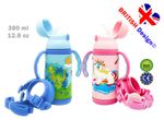 3 in 1 Kids Water Bottle with Straw Flask Insulated Leak Proof BPA Free