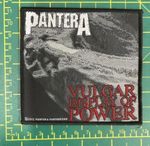Pantera Vulgar Display Of Power Woven Sew On Patch Officially Licensed