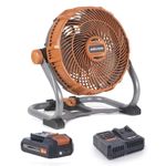 Evolution Cordless R240FAN-Li Work Fan 18v Li-Ion EXT