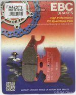 EBC Carbon TT REAR Disc Brake Pads Fits YAMAHA YFM700 RAPTOR (2006 to 2012)