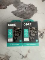 Core essentials Car Fm Transmitter 2 piece bundle Brand New