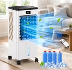 Portable Air Cooler Conditioner Remote LED Display Timer Portable 3 Speed 8L
