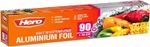 Hero 90m x 300mm Heavy Duty Aluminium Catering Foil Kitchen Professional Roll
