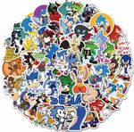Sonic The Hedghog Stickers Birthdays Party Bags Comics Laptop Skateboard Sega