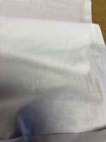 10 Metres White Soft Quality 100% Cotton Fabric. 60” Wide (SPECIAL OFFER)