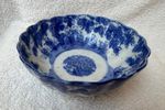 Japanese Arita Imari Blue & White Bowl Meiji 19thC Karako Children 16cm