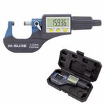 M-SURE Digital External Micrometer 0-25mm / 0-1" Precision Measuring Tool
