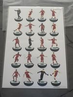 LFC Liverpool Football Club Subbuteo Style Football Art Print Klopp Christmas
