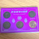 Coinage of Great Britain Pennies Coin Set Collection Victoria to Elizabeth II