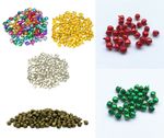 50 x 6mm Extra Small Tiny Metal Jingle Style Bells Cards Crafts Charms Jewellery