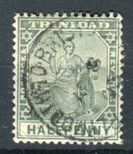 Trinidad SG127 QV 1901-06 1/2d grey-green used