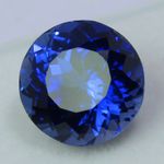 Natural 7.50 Ct Sri Lanka Blue Sapphire Certified 11x11 mm Round Unheated Gems