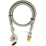 1.5M Hose LPG UK Gas Bottle 5/8" LH POL Adapter , 20mm CLIP ON 21.8mm LH