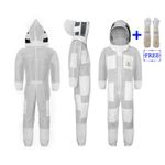 Bee Pro 3 Layers Ventilated Beekeeping suit With Fencing Veil &free gloves