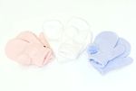 Baby Pom Pom Mittens Gloves Boy Girl Spanish Knit White Pink Blue 0-12-24 Months