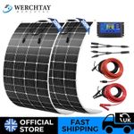 100W 200W 400W Flexible Solar Panel Kit 12V for Caravan RV Boat Camper Van Shed
