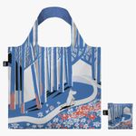 Moomin Blue Forest LOQI Large Comical Reusable Shopping Tote Bag