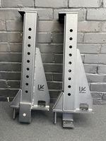 Mirafit M4 Power Rack Safety Spotter Arms (Pair) X2 75mm Black Attachment