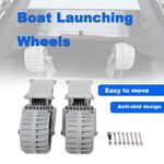 Boat Launch Wheels for Small Dinghy Inflatable Boat Towing Wheels Dinghy Wheels