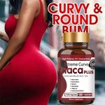 Black Maca Root 7500mg 120 Capsules Best For Extreme Curve Brazilian Butt & Hips