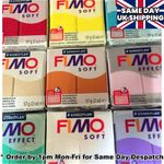 FIMO SOFT & EFFECTS Polymer Clay 8 pcs 448gm PICK COLRS