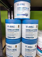 Applied Nutrition Micronised Creatine Monohydrate Powder Icy Blue Razz 250g
