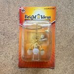 Bright Ideas 12V 1:12 Dollhouse Ceiling Light Gold/White 3 Shades B1011