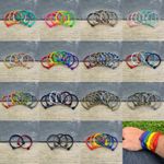Adjustable 550 Paracord Bracelet with Sliding Knot 65+ Colours - Surfer Bracelet