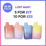 Lost Mary BM600 Rechargeable And Refillable Kit Prefilled Pod Kit 600 Puffs 20mg