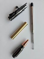 Bolt Action Pen Kit with Rifle Pin for Woodturning - Gold, Gun metal, or Chrome
