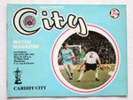 MANCHESTER CITY v CARDIFF CITY FA CUP 3rd ROUND 1981/82 2/1/1982