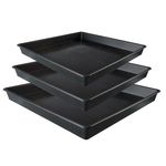 Flexible Square Garden Tray Hydroponic Drip Tray 100cm 120cm 150cm Plant Base