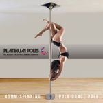 PLATINUM POLES™ 45mm Professional Spinning Pole Dancing Pole - Sport / Fitness