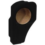 Audi A3 8P 03-13 Custom Fit MDF 8in Black Rear Sub Box Subwoofer Enclosure Bass