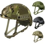 NEW: KombatUK Army Military Airsoft Padded Internal Adjuster Fast Helmet Replica