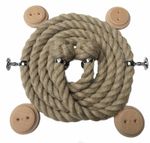 Natural bannister rope - Choose diameter, length and Colour Fittings