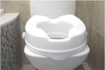 Heavy Duty Raised High Elevated Toilet Seat Lifter Raiser Aid Without a Lid