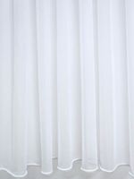 Plain Net Curtains Weighted Base Net Curtain Sold By the Metre Rod Slot