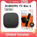 Xiaomi TV Box S 3rd Gen Global Version 4K Ultra HD Bluetooth 5.2 Wifi6 32GB ROM