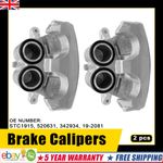 2Pcs Brake Calipers Front for Land Rover Discovery 2 & Range Rover P38 520631 UK
